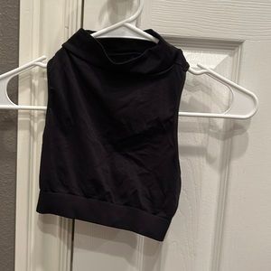 Mock neck crop top